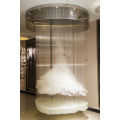 Decoration Clear Crystal Ceiling Light Hotel Lighting (Ka236)